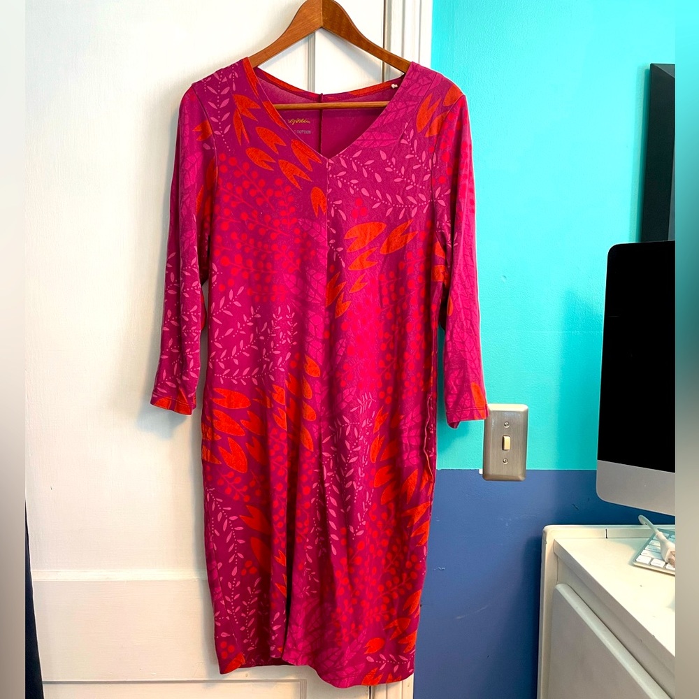 Gudrun Sjoden Tunic/Dress Autumnal Print